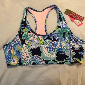 NWT Lilly Pulitzer Luxletic Teegan Sports Bra - XL